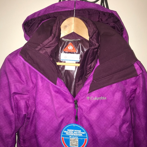 Columbia OmniHeat Interchange Fuchsia Jacket BNWT - Picture 12 of 15